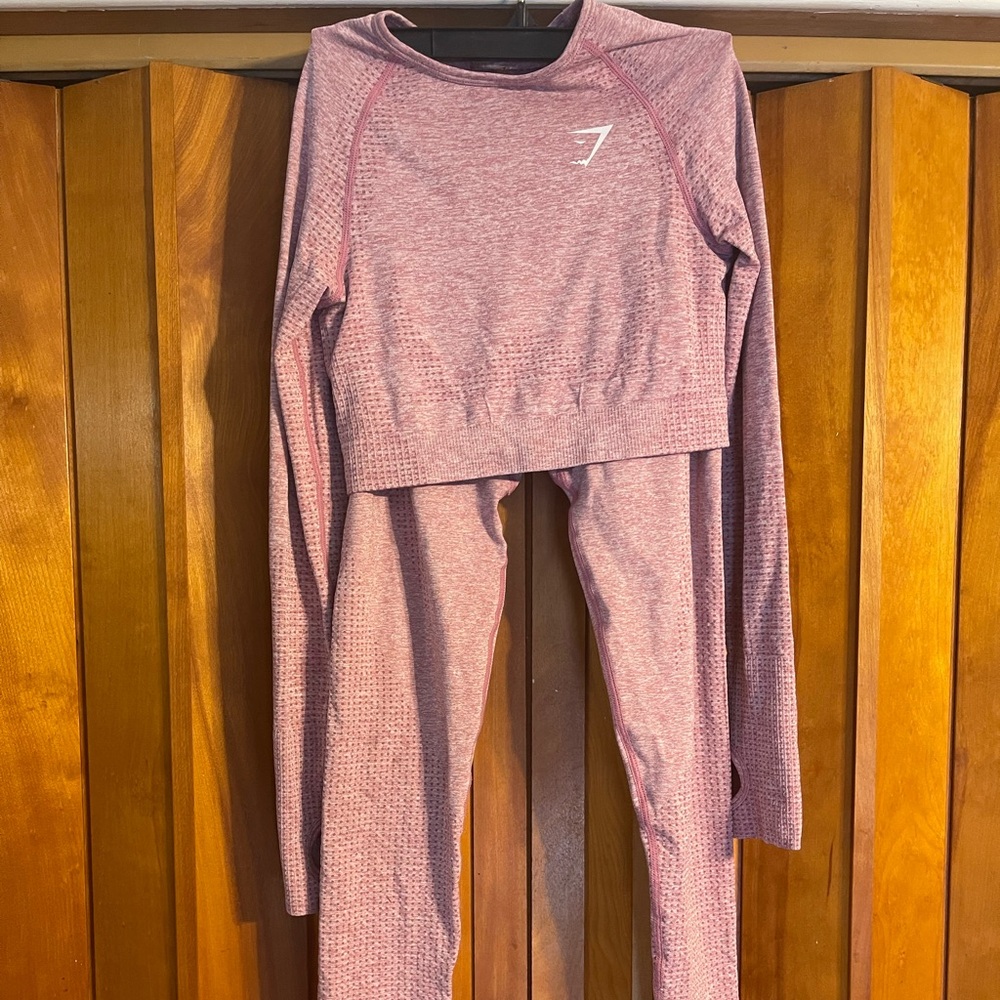 Gymshark Pink Leggings and Top Set